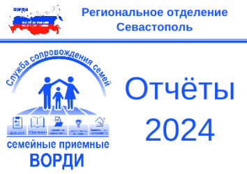 Отчёты о деятельности Семейной приёмной РО ВОРДИ Севастополя за 2024 год